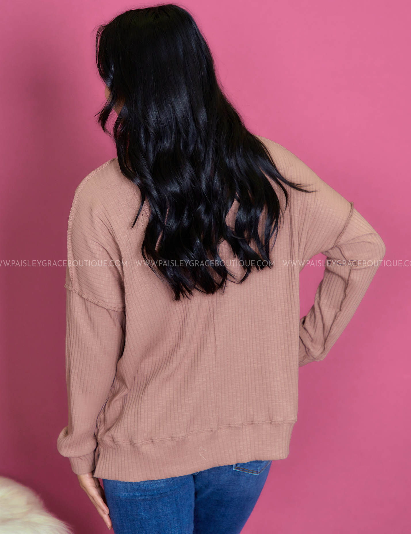 Hello Lovely Top - Taupe - LAST ONES FINAL SALE
