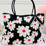 Quilted Tote - FLOWERS - DOORBUSTER