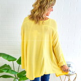 Beach Town Top - Yellow* FINAL SALE *