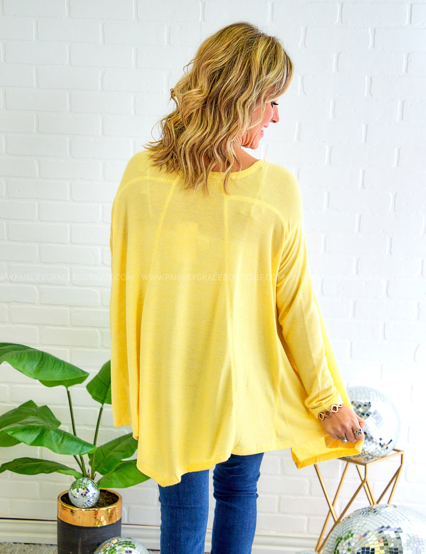 Beach Town Top - Yellow* FINAL SALE *