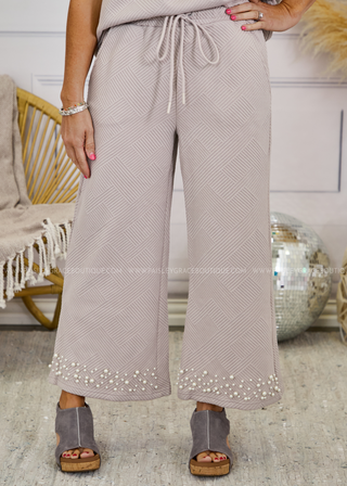 Pearl Serendipity Textured Pants - 5 Colors