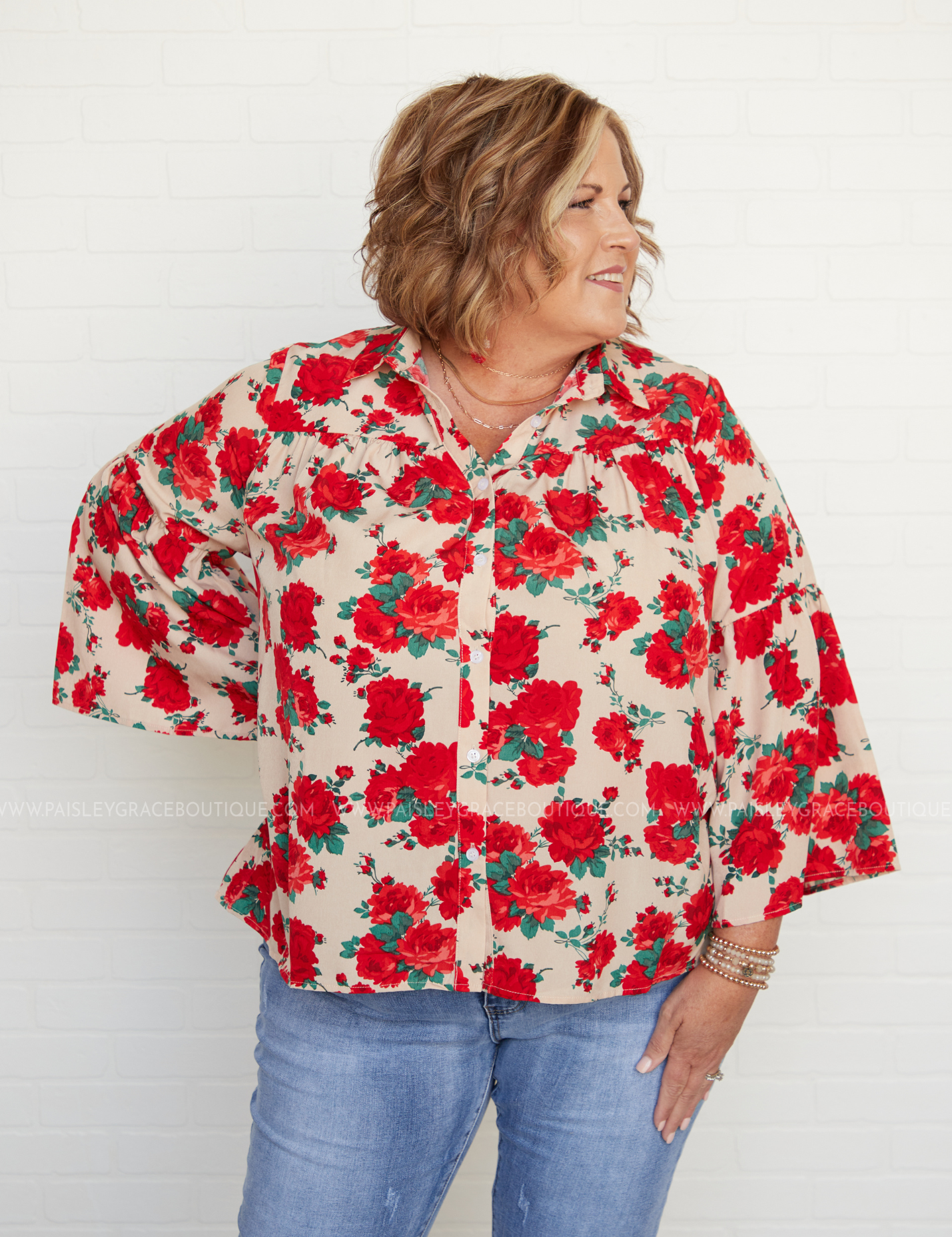 Court Of Roses Top - LAST ONES FINAL SALE