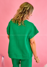 Load image into Gallery viewer, Serendipity Textured Top - Green
