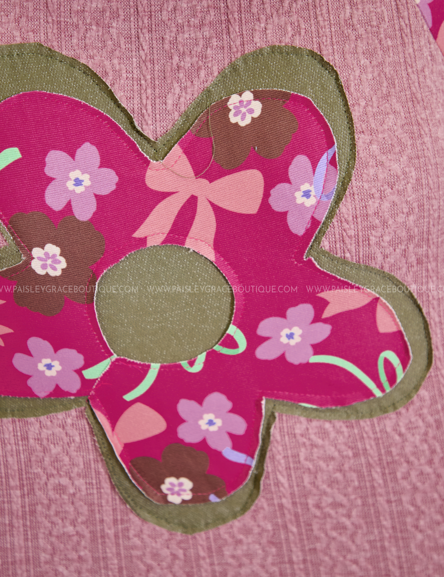 Daisy Chain Chic Top - Mauve* FINAL SALE *