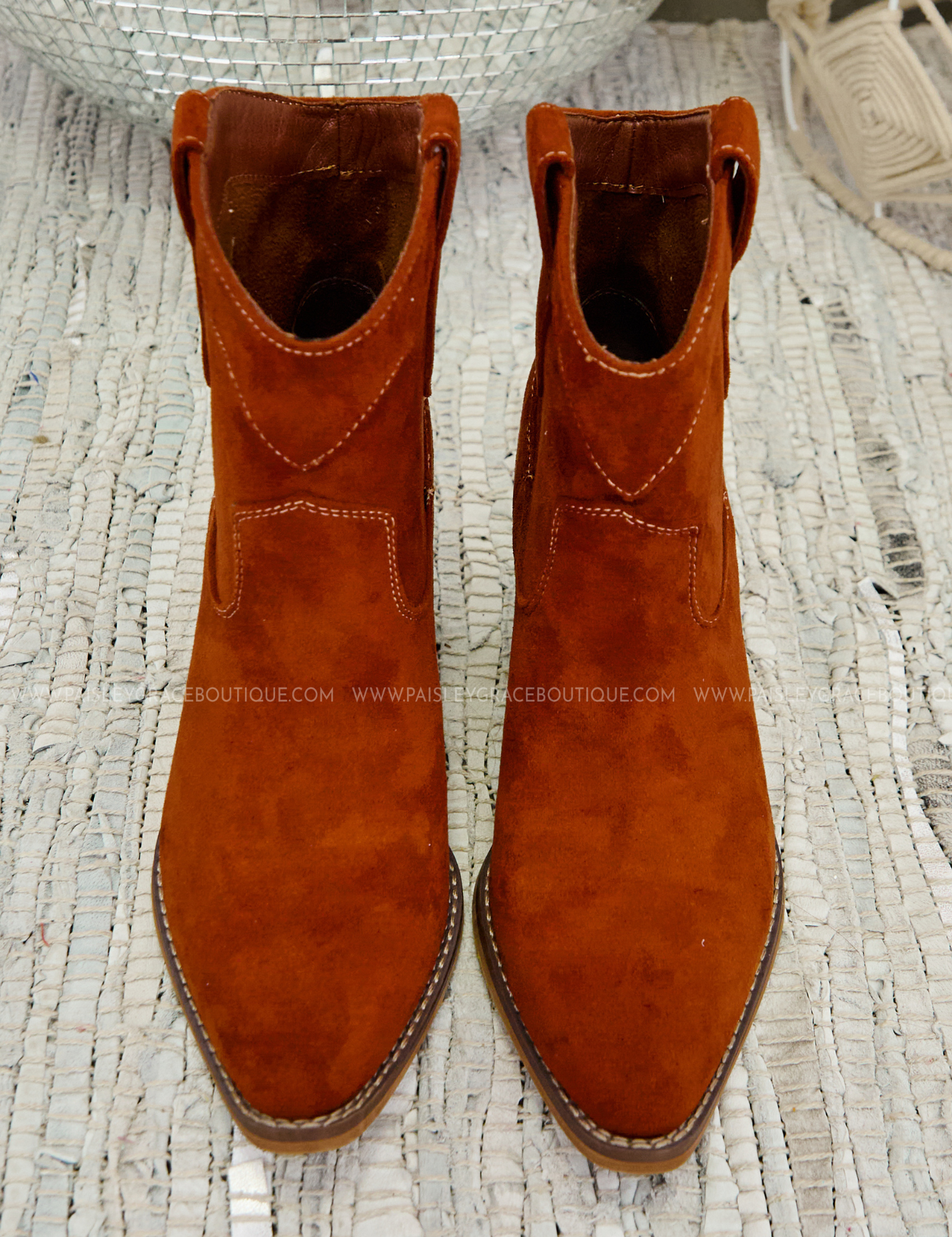 Deirdra Boots by Very G - Rust Suede - LAST ONES FINAL SALE