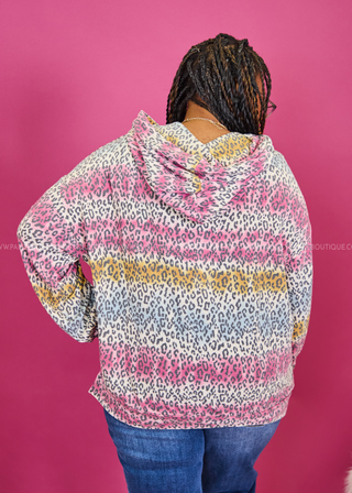 Whimsically Wild Hooded Top