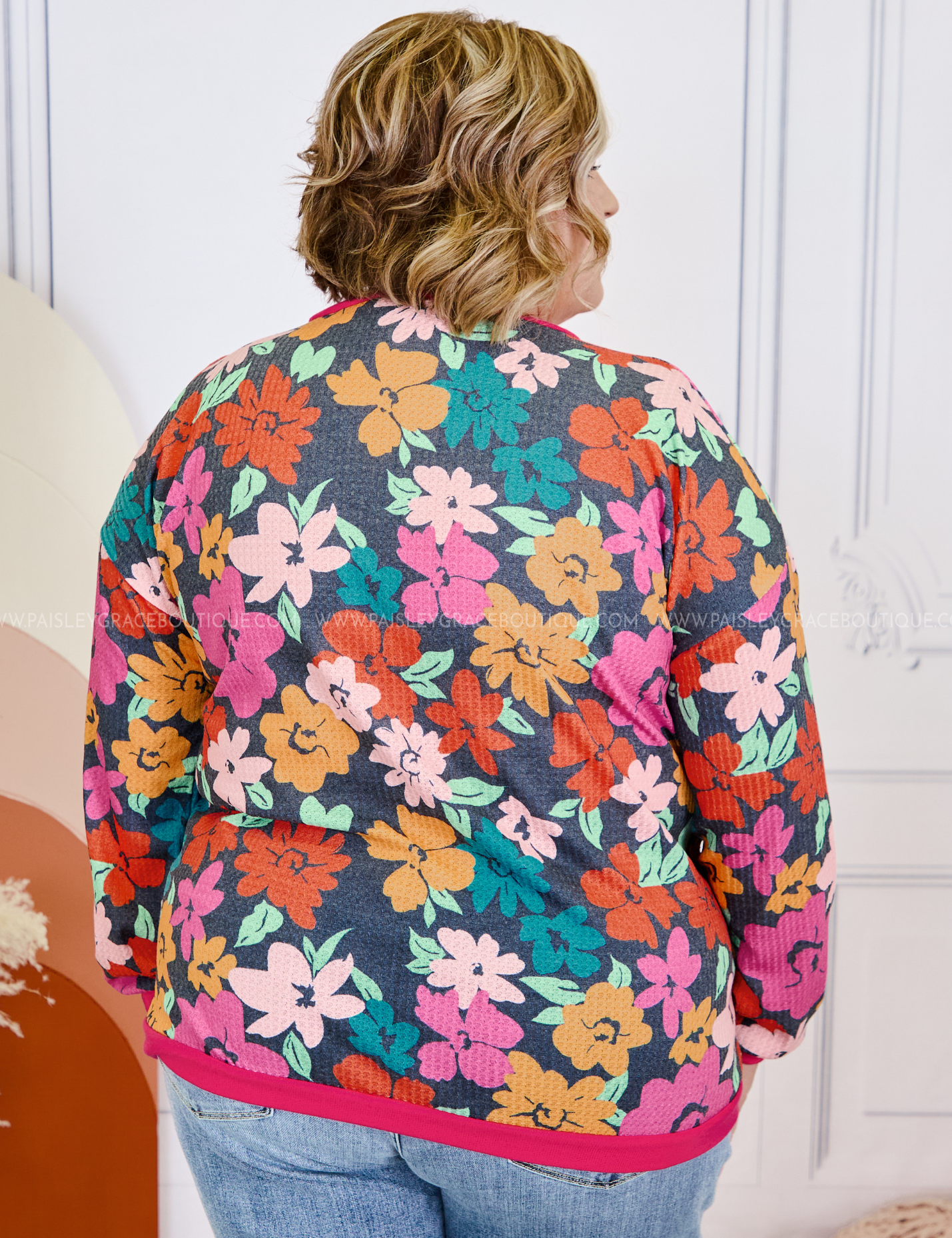 Floral Fusion Top* LAST ONES FINAL SALE *