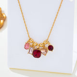 Feyre Crystal Cluster Charm Necklace - 2 Styles