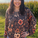 Amber Blossom Sweater Top
