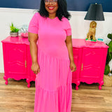 Alouette Dress - Pink - FINAL SALE