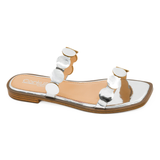 Round Of Applause Sandals - Silver Mirror Metallic PREORDER