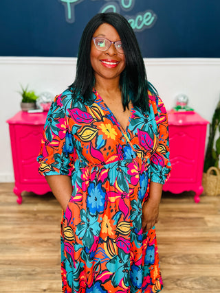 Jet To The Tropics Dress