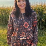 Amber Blossom Sweater Top