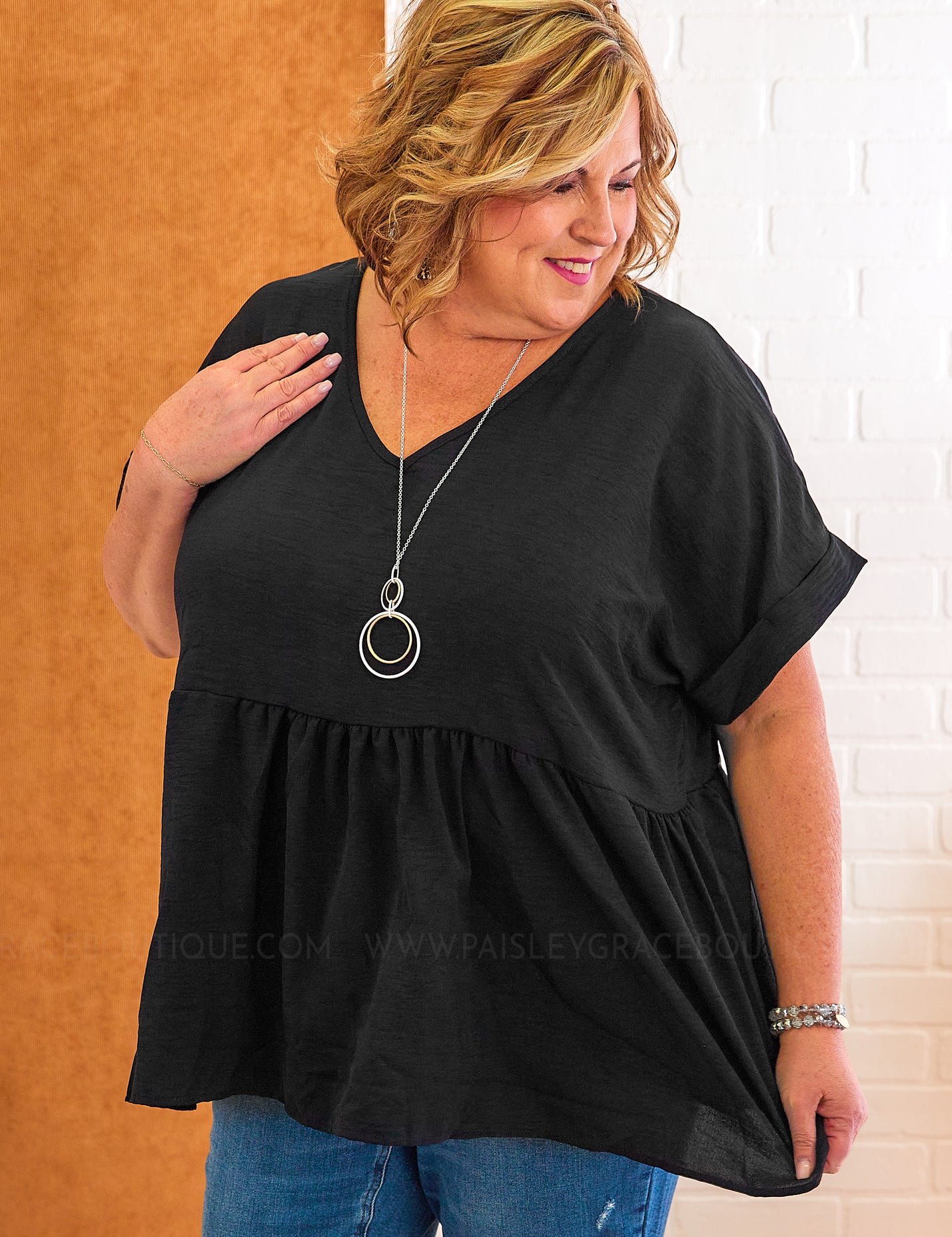 Long Time Coming Top - Black* LAST ONES FINAL SALE *