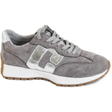 No Prob Sneakers - Grey Faux Suede PREORDER