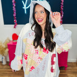 Floral Rush Hooded Top - FINAL SALE