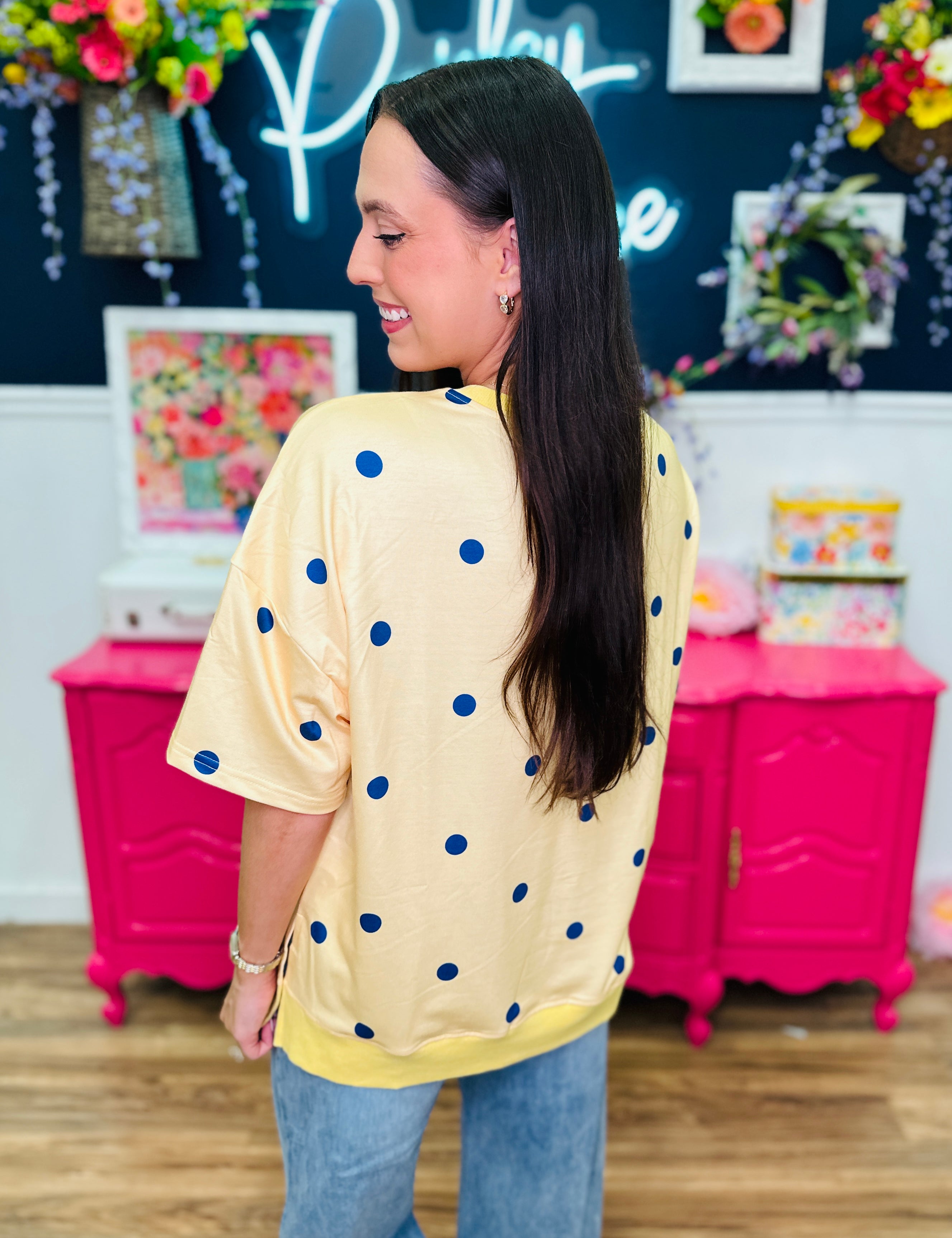 Spotted Joy Top