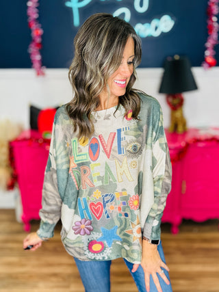 Love Dream Hope Sweater