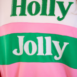 PREORDER- Holly Jolly Color Block Pullover