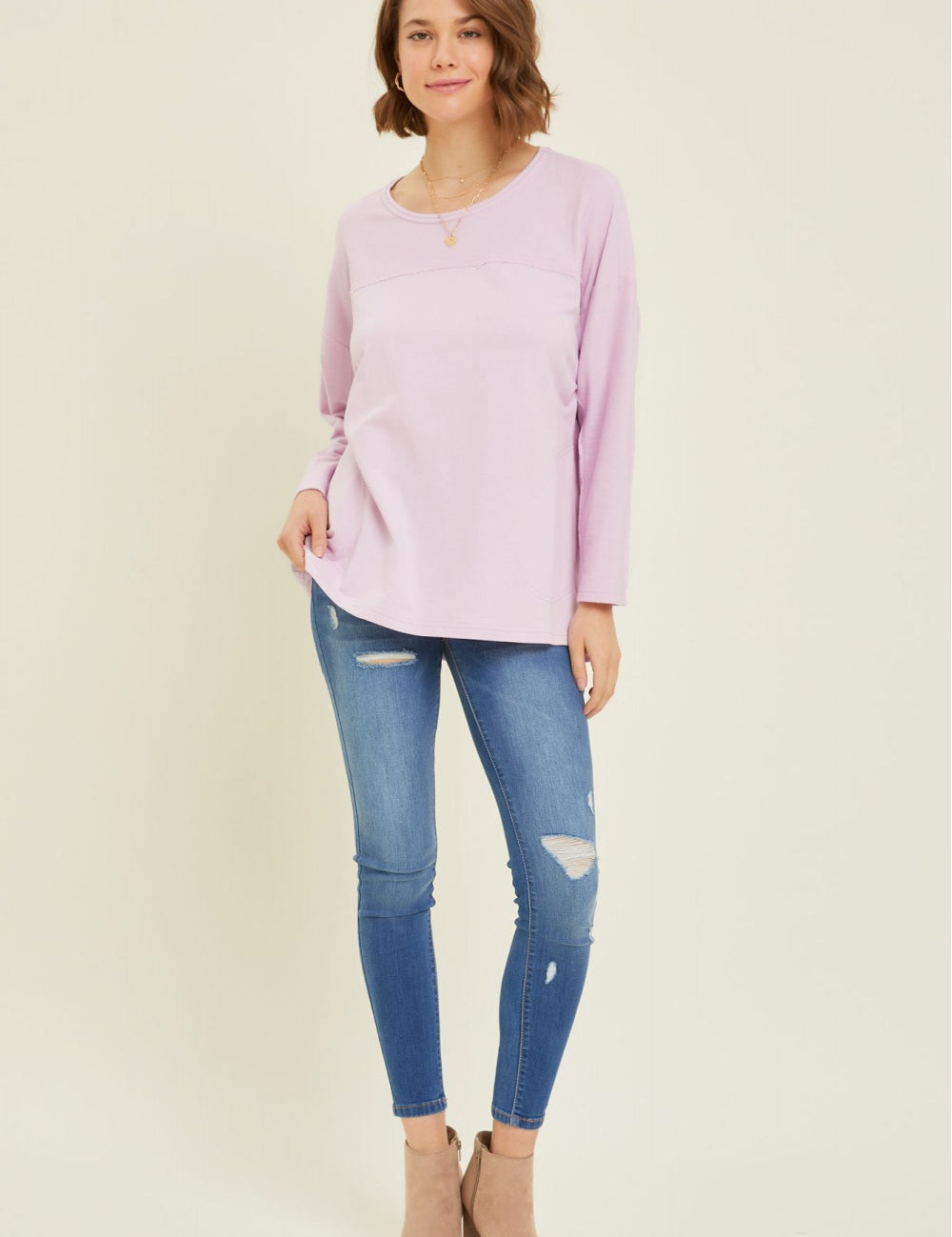 Bridget French Terry Top - FINAL SALE