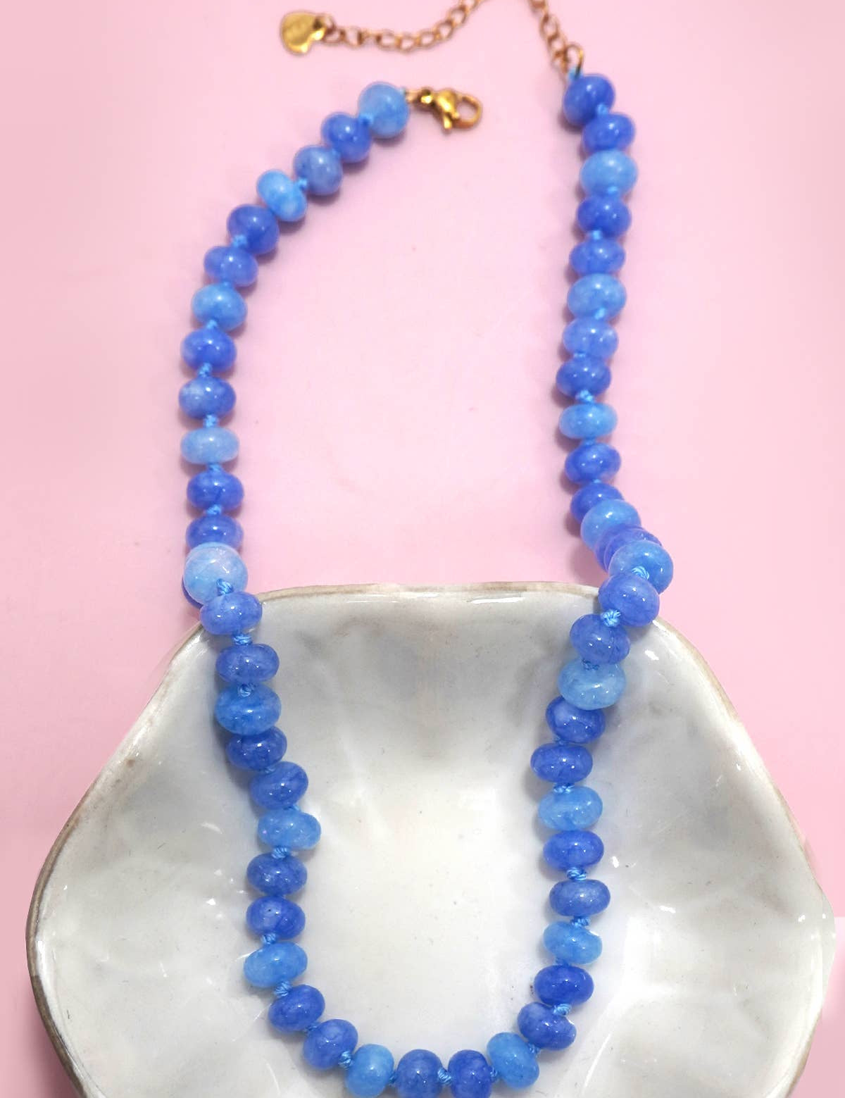Wanderlust Natural Stone Glass Mix Bead Necklace - 3 Styles