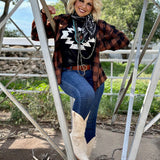 Durango Aztec Vneck Tee