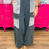 Cargo Style Wide Leg Pants - LAST ONES FINAL SALE