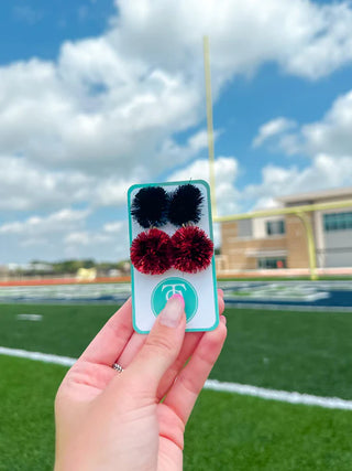 Gameday Poms Earrings by Taylor Shaye- WICKED DEAL