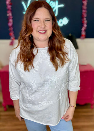 Petals Of The Wind Top - White