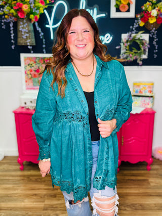 Teal Jacket