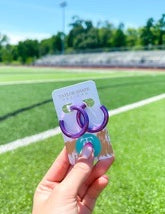 Gameday Metallic Hoops by Taylor Shaye* FINAL SALE *