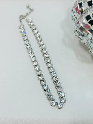 Multicolored Necklace - Silver/Crystal