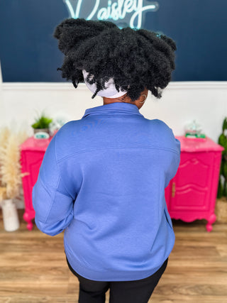 Annalise Scuba Half Zip Pullover - Marlin