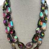 ATG Volcano/AB Crystal Necklaces #104 - Preorder