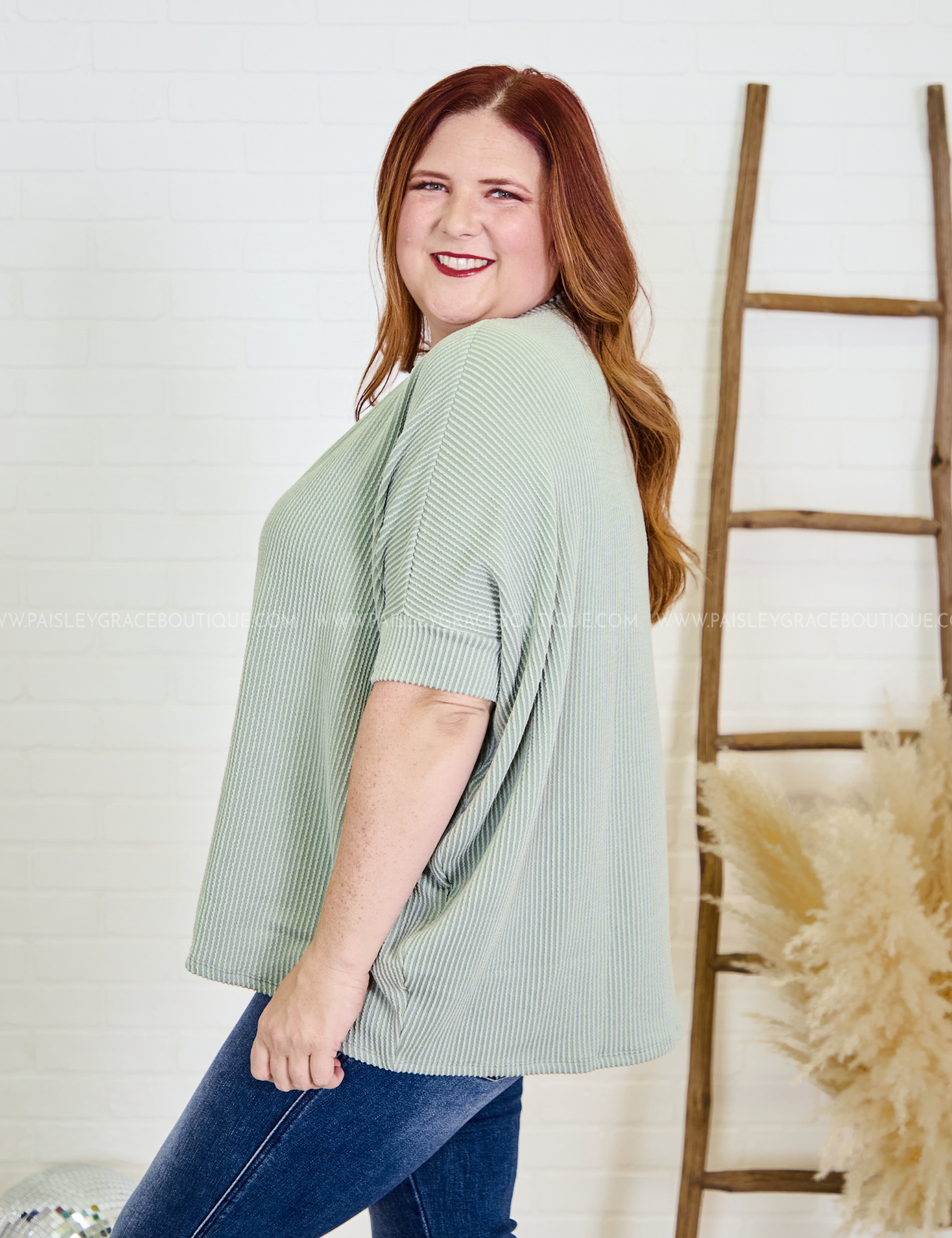 Lovely Luster Top - 2 Colors* FINAL SALE *