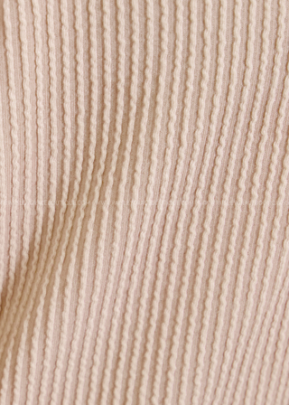 Meredith Ribbed Cardigan - Taupe