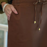 Solid Chocolate Skort - PREORDER