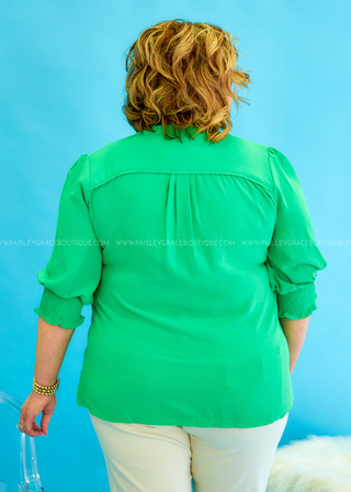 Worthy Vision Top - Apple Green - LAST ONE FINAL SALE