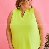 Laura Solid Sleeveless Top - 10 Colors* LAST ONES FINAL SALE *