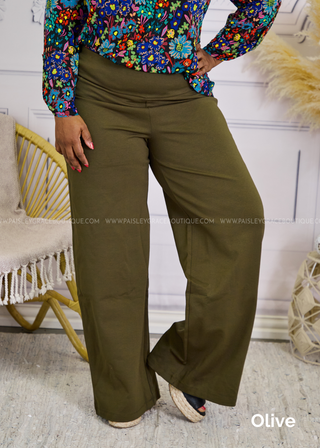 Chic Solid Wide Leg - 9 Colors - WICKED DEAL