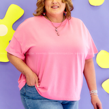 Caught In The Moment Top - Pink* FINAL SALE *