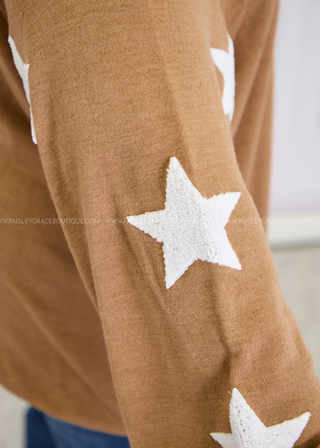 Read The Stars Sweater - Khaki