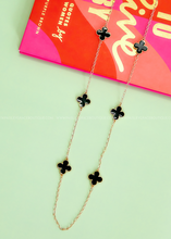 Load image into Gallery viewer, Sera Long Clover Necklace - 4 Colors
