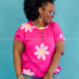 Enjoy The View Top - Fuchsia* FINAL SALE *