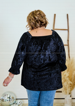 Velvet Dreams Top - Black