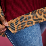 Claws and Effect Top - Burgundy* FINAL SALE *