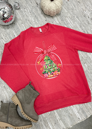 Christmas Tree Ornament Luxe Sweatshirt