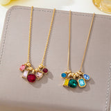 Feyre Crystal Cluster Charm Necklace - 2 Styles