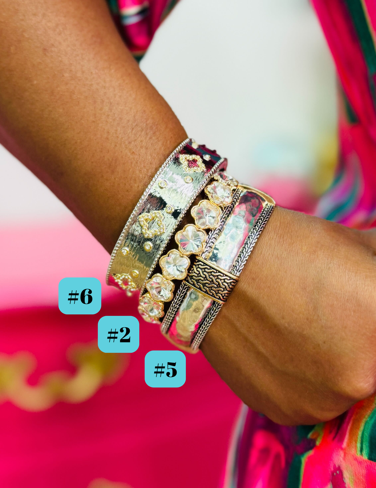 6 - Gwen Hinged Bangle