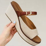 Treat Yourself Wedge Sandals by Corkys  - Bourbon Combo